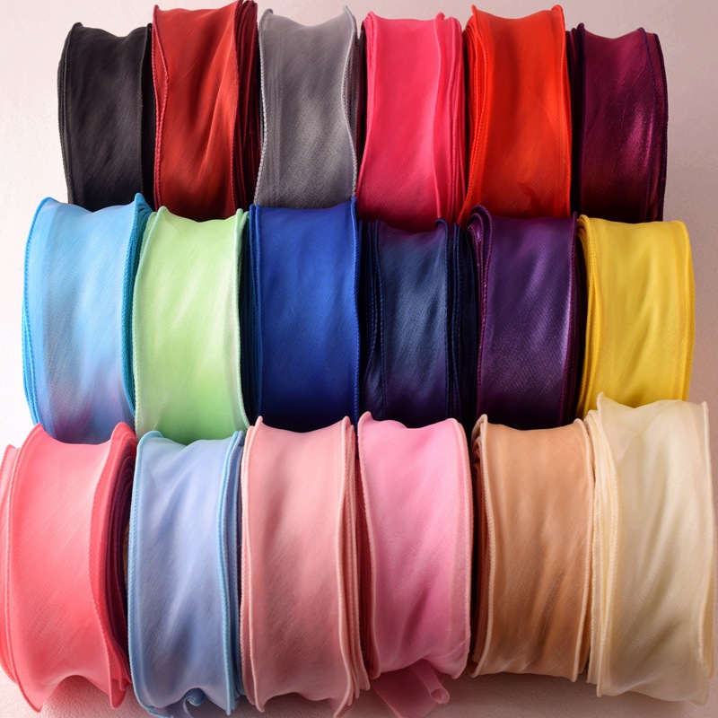 Satin Organza Ribbon Rainbow F - огляд і ціна Ribbon Organza Roll