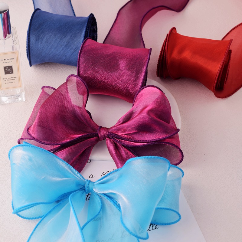 Satin Organza Ribbon Rainbow F - огляд і ціна Ribbon Organza Roll