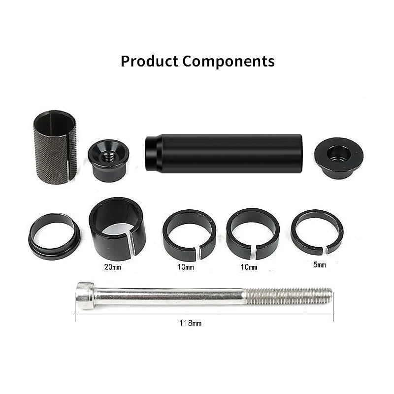 Bicycle Fork Steerer Tube Exte - огляд і ціна Stem Extender Tube
