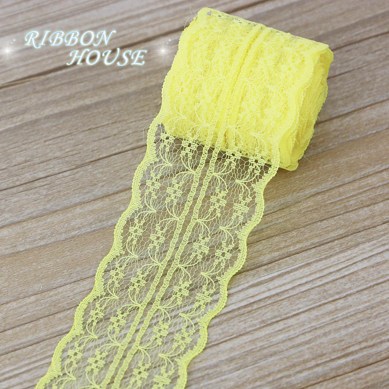 (5 Yards/Roll) 45mm White Lace - огляд і ціна Ribbon Organza Roll