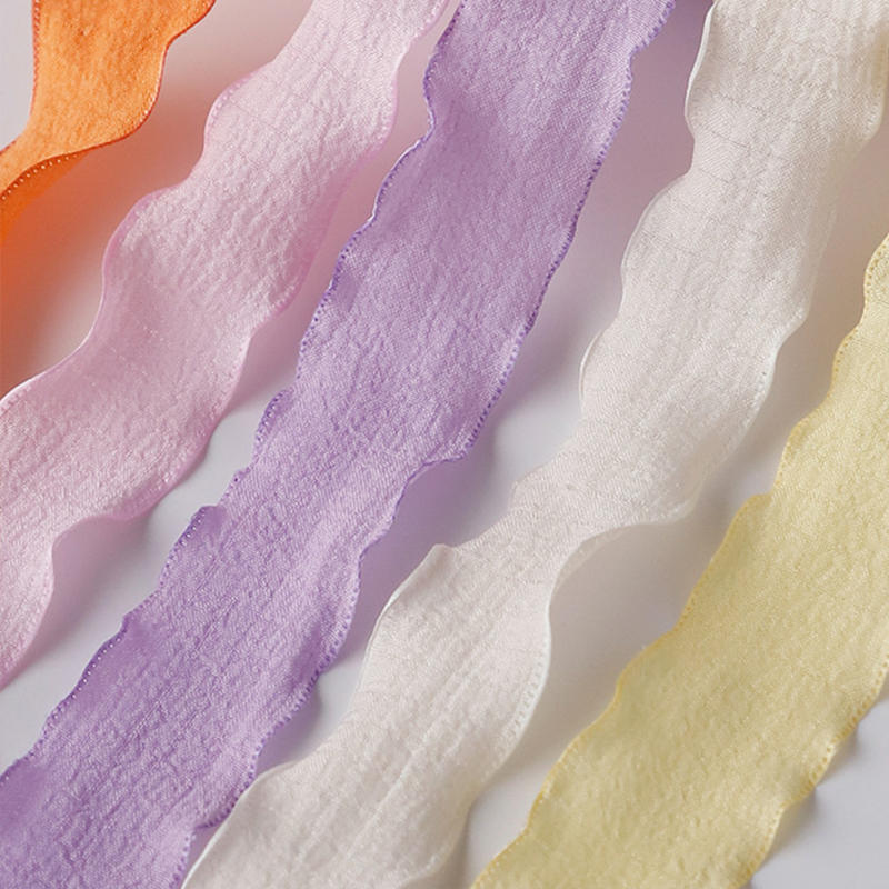 4CM 9 Meters/Roll Wrinkled Lac - огляд і ціна Ribbon Organza Roll