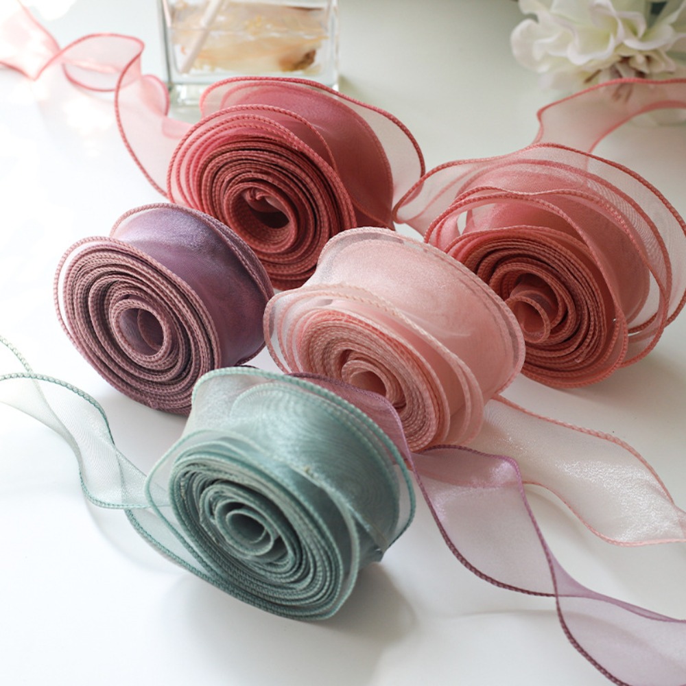 Roll of Satin Ribbon 40mm 10 Y - огляд і ціна Ribbon Organza Roll