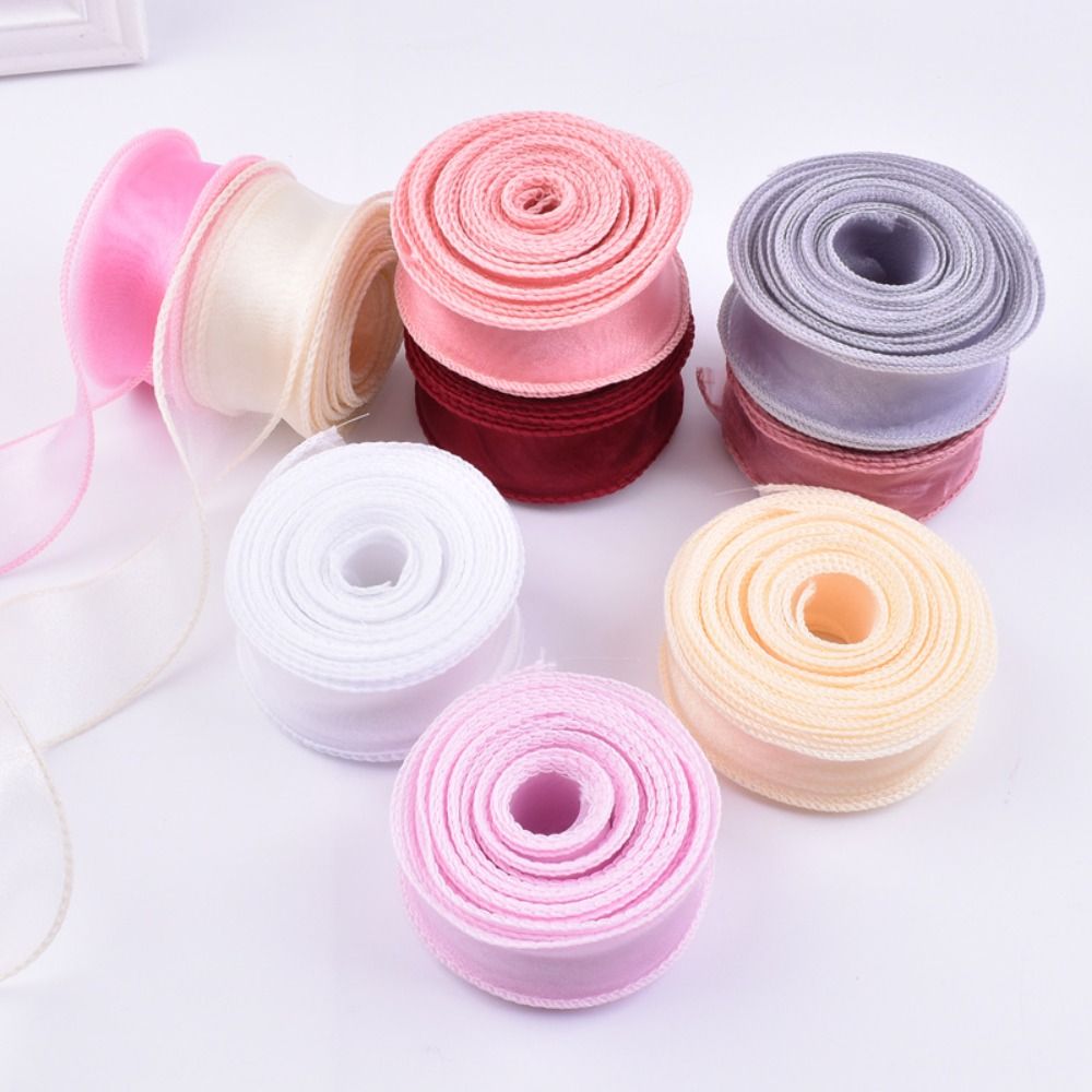 Roll of Satin Ribbon 40mm 10 Y - огляд і ціна Ribbon Organza Roll