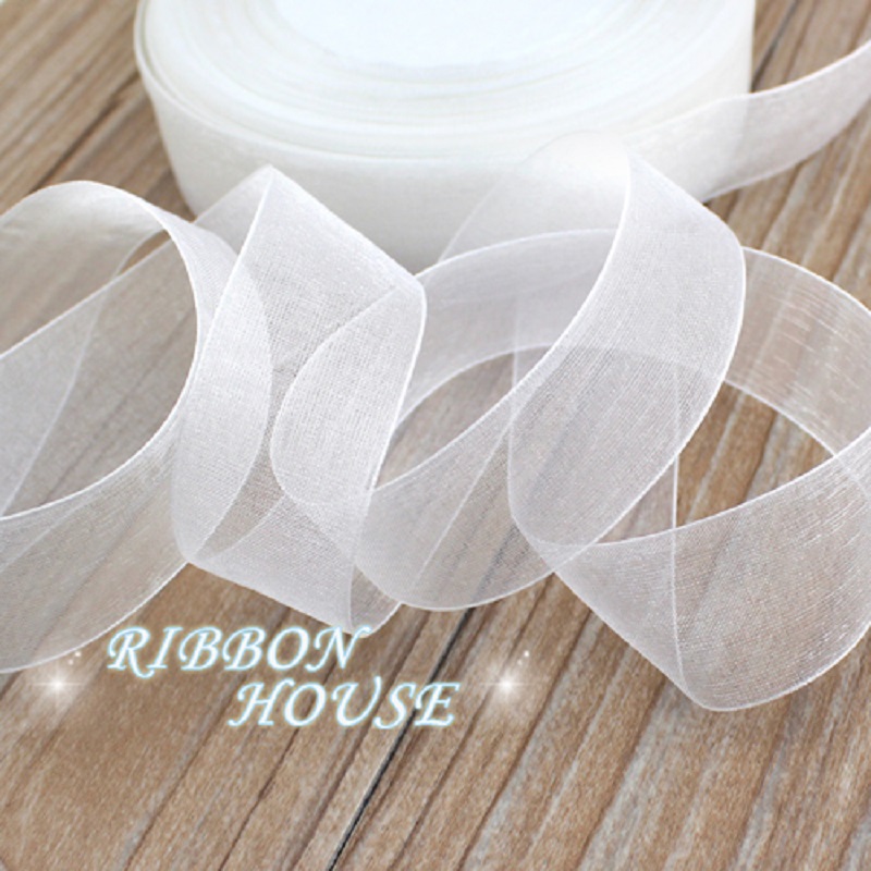 (50 yards/roll) 12/15/20/25/40 - огляд і ціна Ribbon Organza Roll