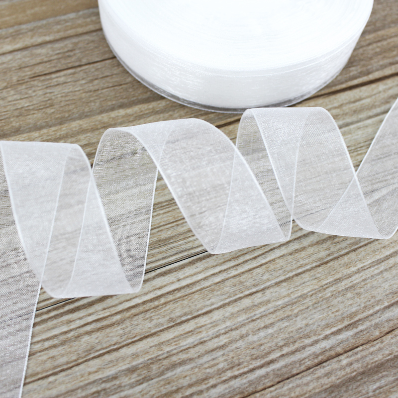 (50 yards/roll) 12/15/20/25/40 - огляд і ціна Ribbon Organza Roll