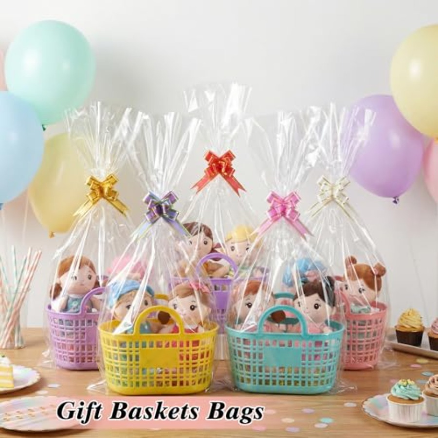 60PCS Cellophane Gift Bags 12x - огляд і ціна Cellophane Wrap Clear