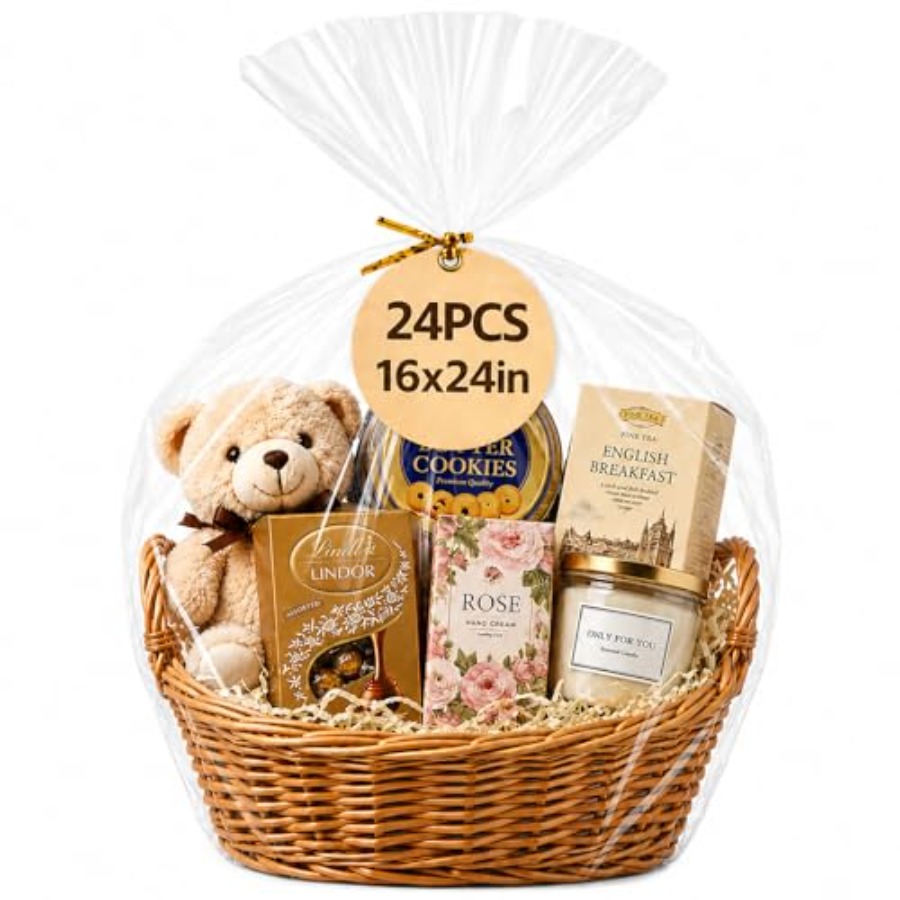 Cellophane Wrap for Gift Baske - огляд і ціна Cellophane Wrap Clear