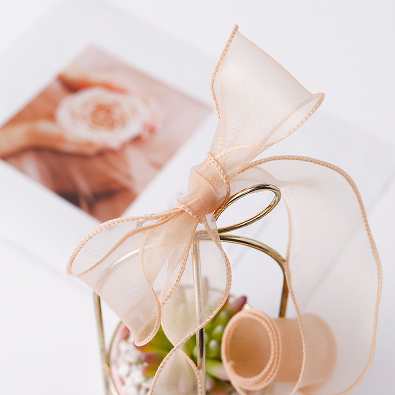 9Meters/Roll Sheer Silk Ribbon - огляд і ціна Ribbon Organza Roll