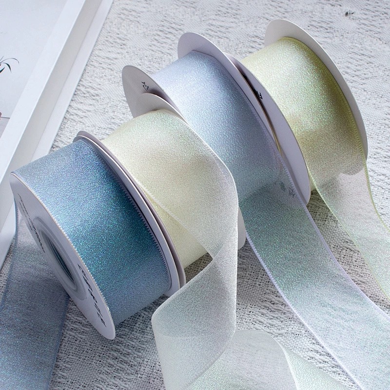 10Yards Roll 4CM Colorful Orga - огляд і ціна Ribbon Organza Roll