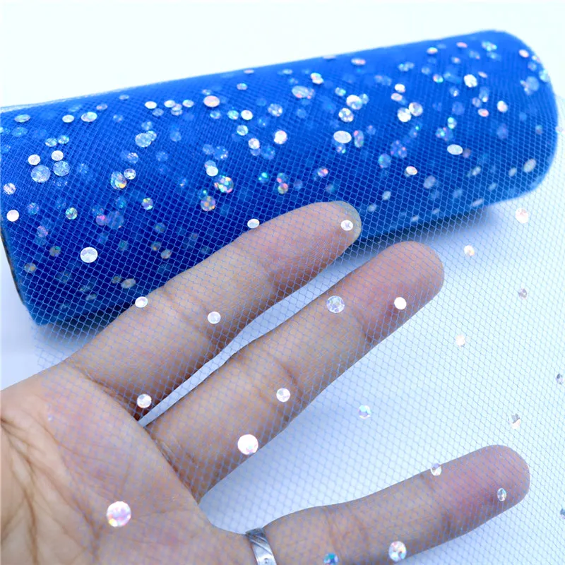 Glitter Sequin Tulle Roll 15cm - огляд і ціна Ribbon Organza Roll