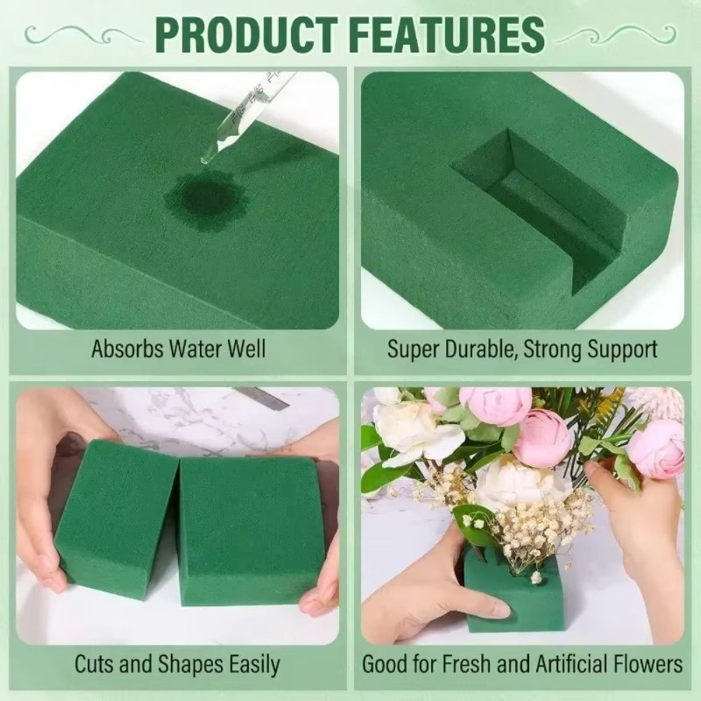 Green Flower Arrangement Foam  - огляд і ціна Bouquet Holder Foam