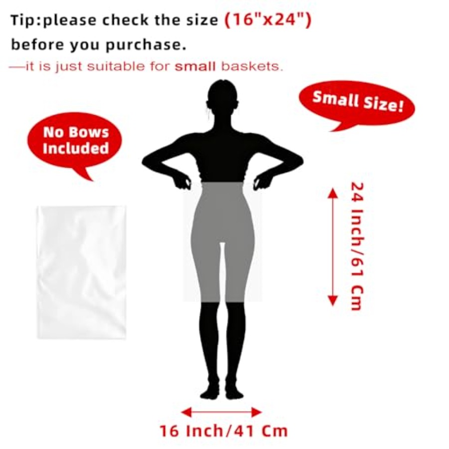 Cellophane Bags, 16x24 Inch 20 - огляд і ціна Cellophane Wrap Clear